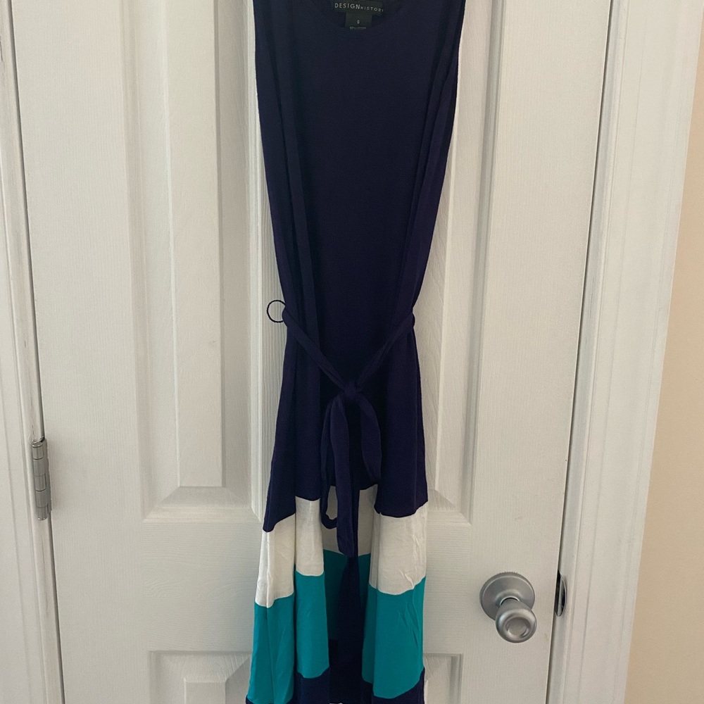 Design History Navy blue dress